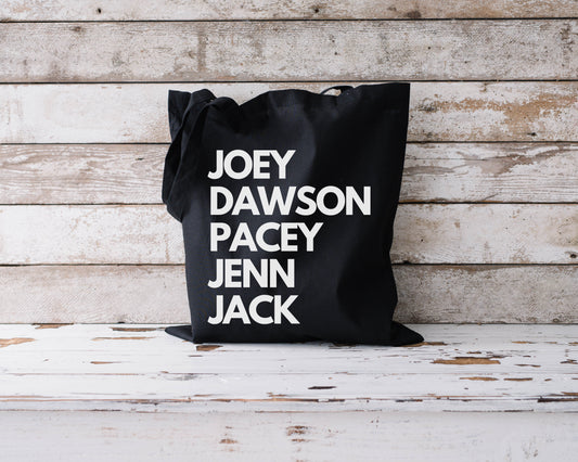 DAWSON'S CREEK CAST TOTE BAG