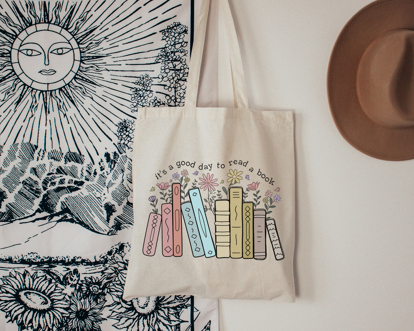 GOOD DAY TO READ TOTE BAG