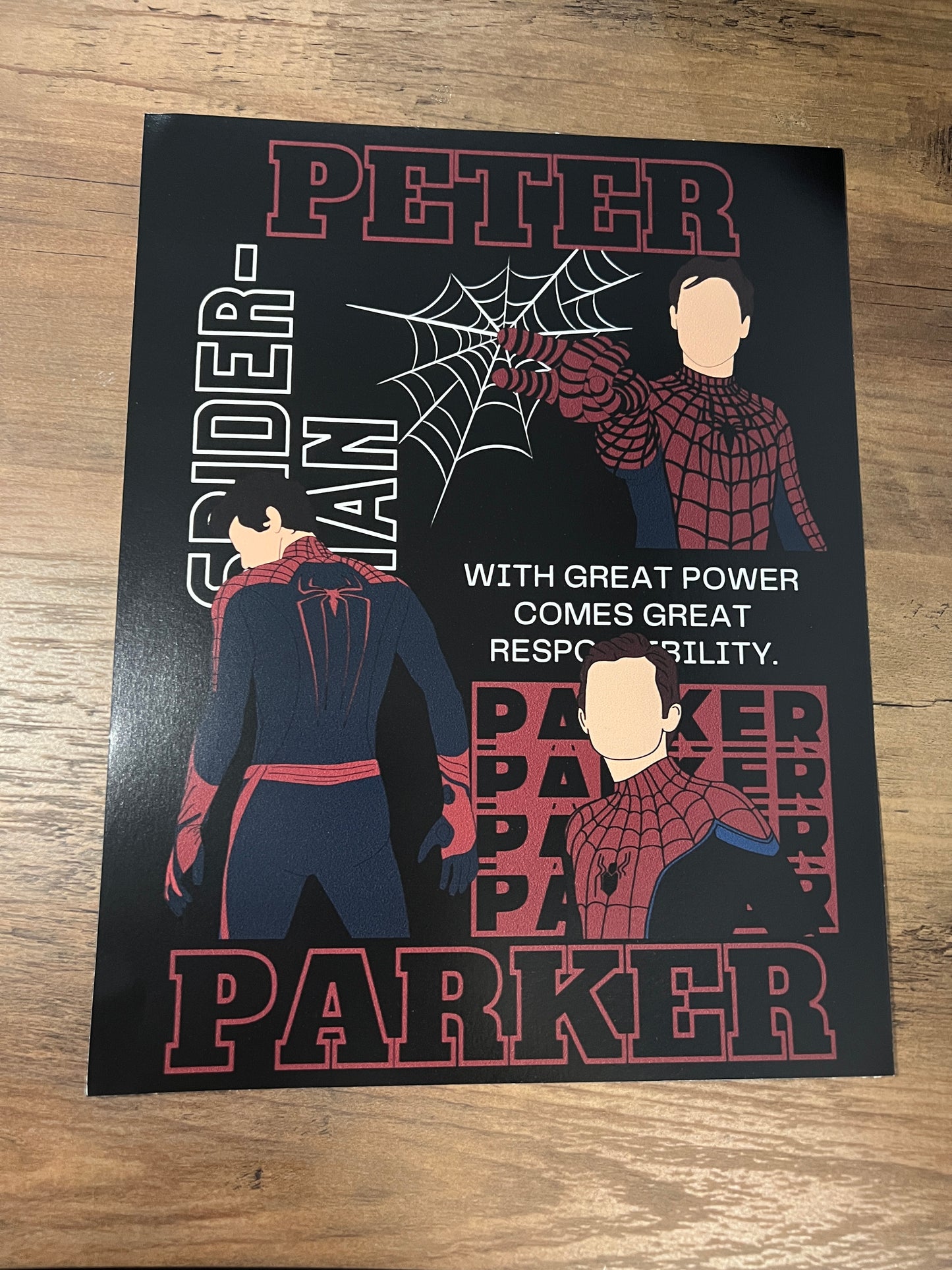 PETER PARKER GRAPHIC POSTER*