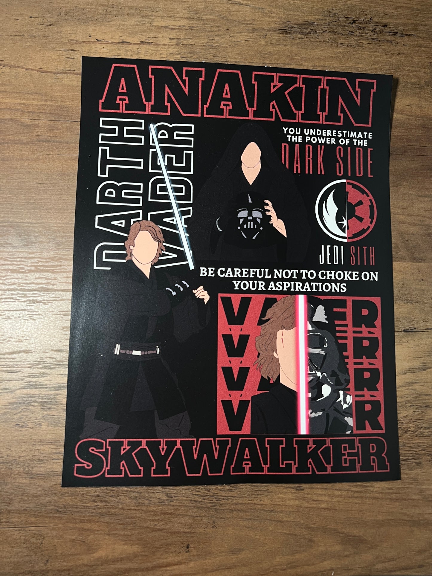 ANAKIN SKYWALKER GRAPHIC POSTER*