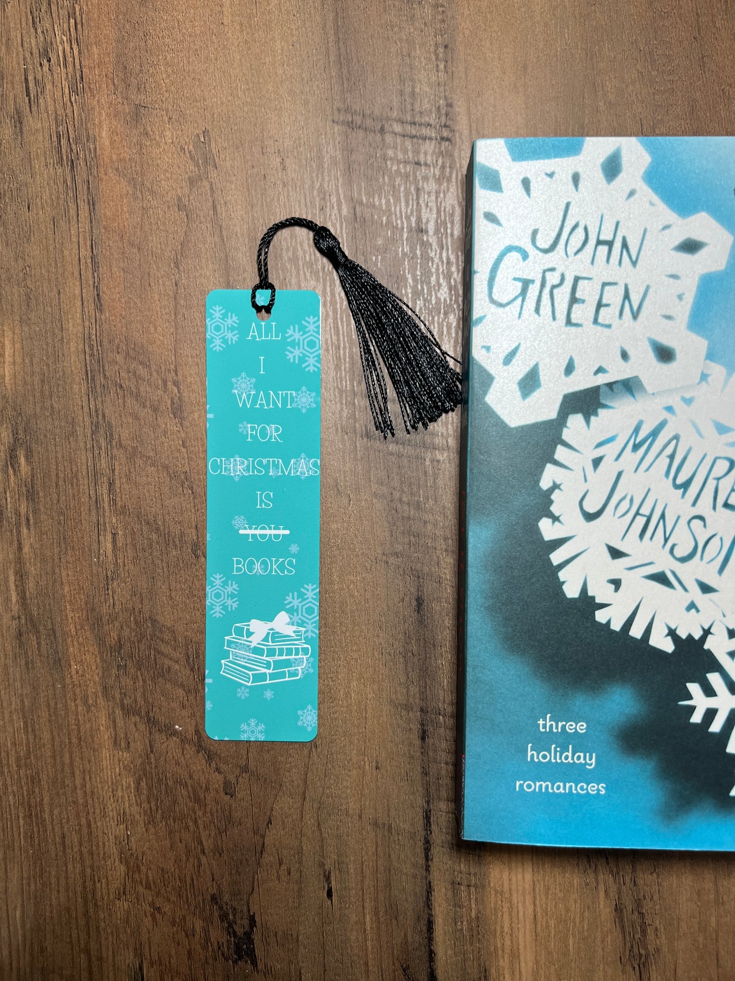 ALL I WANT FOR XMAS IS BOOKS BOOKMARK