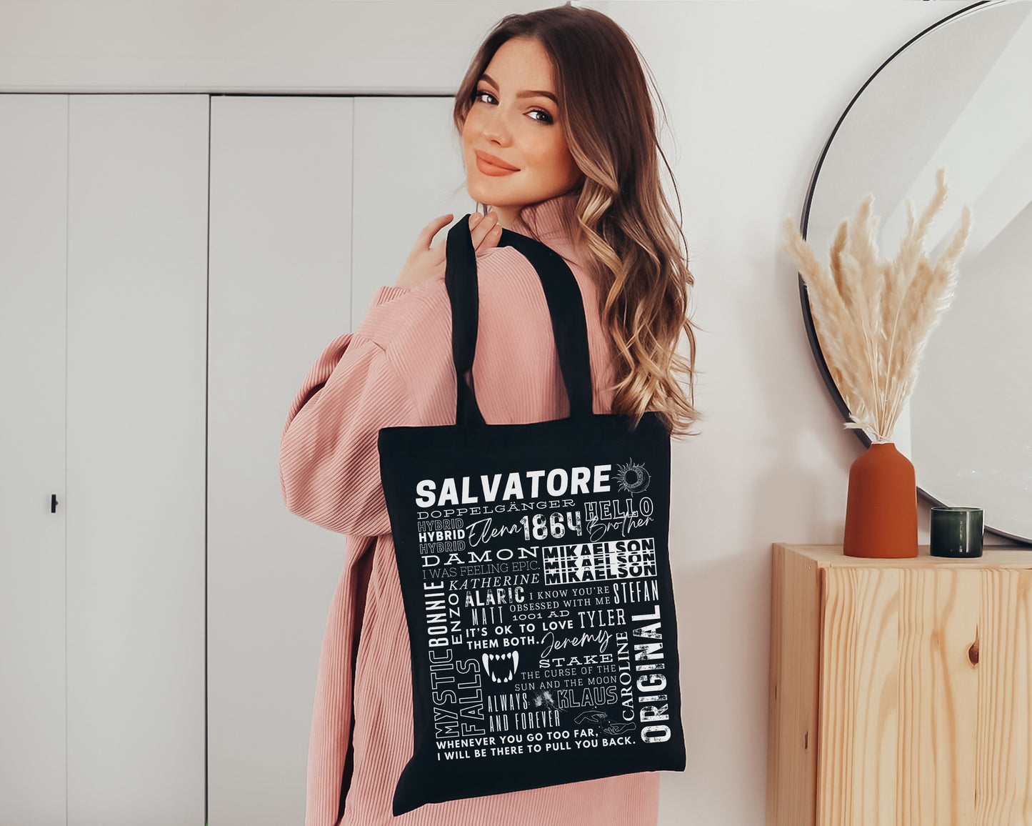 TVD QUOTES TOTE BAG