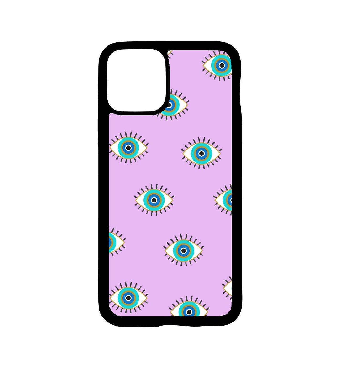 Evil Eye Print Phone Case. Available in different colours. iPhone 12, iPhone 11, iPhone XR, iPhone 7/8 Plus and Samsung models. Toronto, ON. Worldwide Shipping.