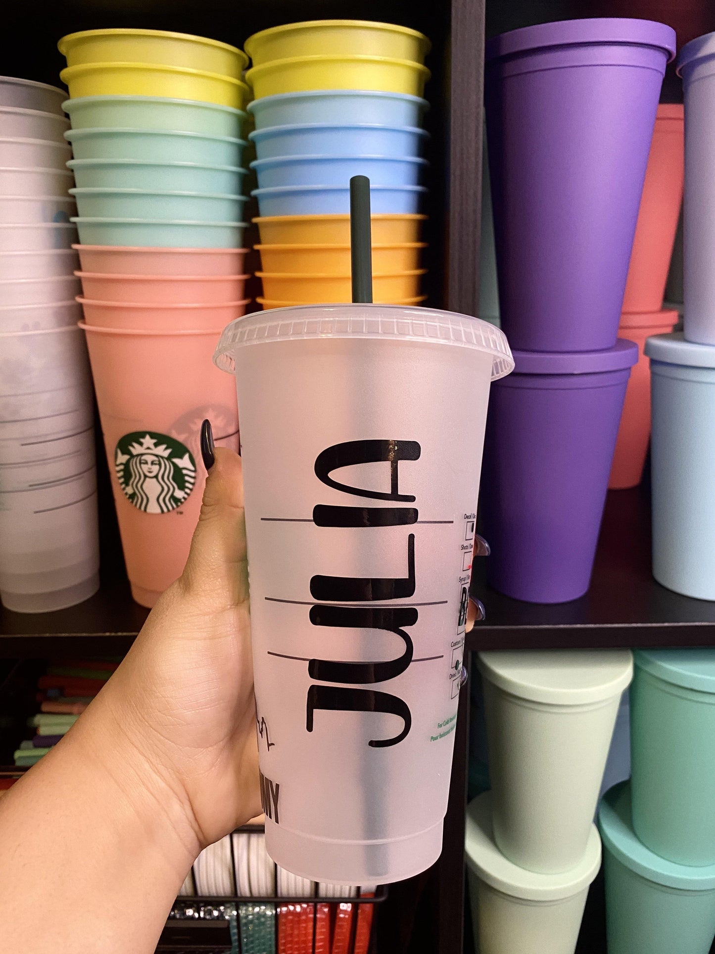 Grey's Anatomy | It's A Beautiful Day to Save Lives Starbucks Frosted Cup. Custom Starbucks Hot and Cold cups. Choose from over 100 designs and colour combinations or customize your own. Toronto, ON, Canada. Ship Worldwide.