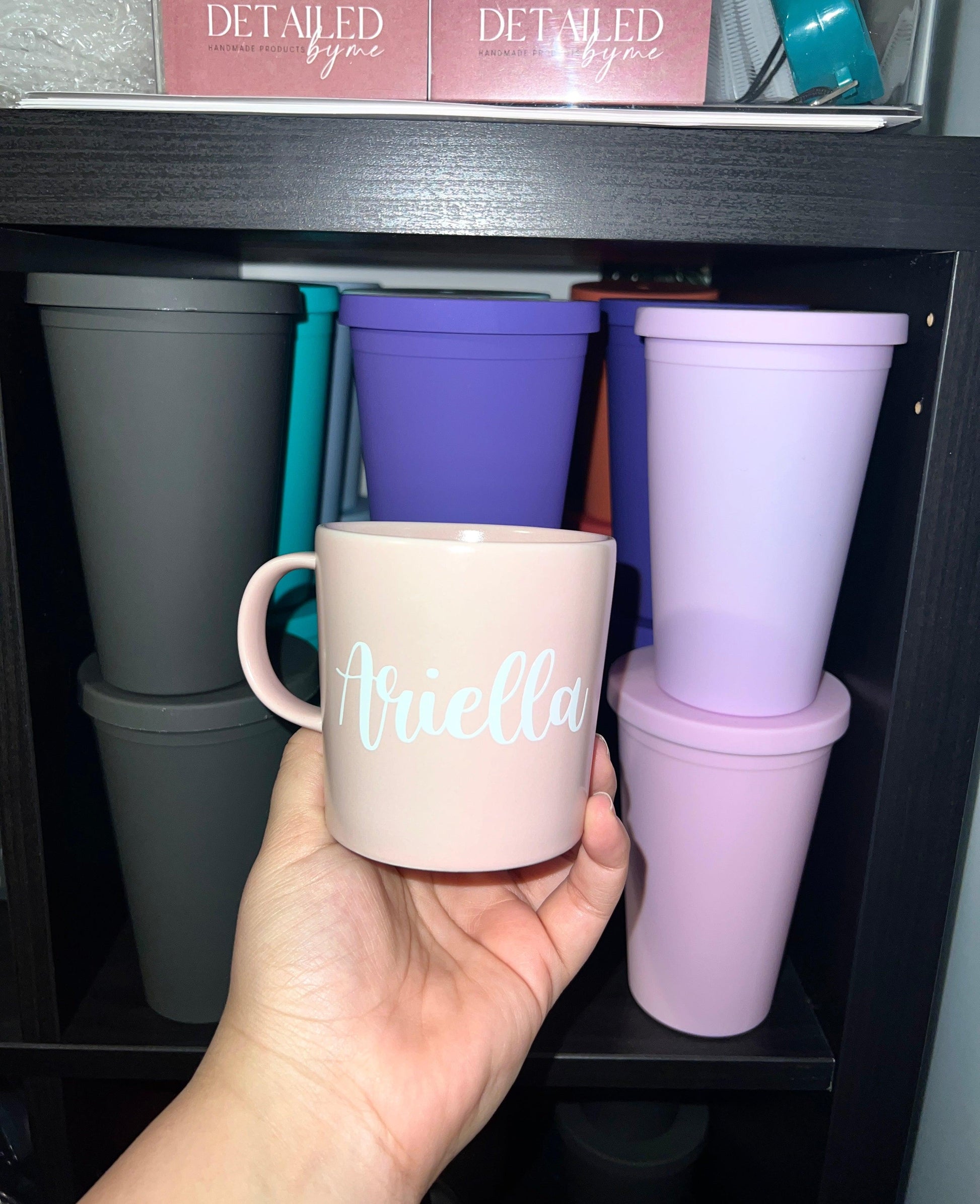 PINK NAME MUG - Detailed By Me Inc.