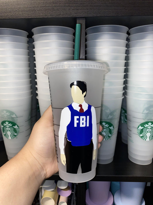 Aaron Hotchner "Hotch" Criminal Minds Starbucks Frosted Cup. Custom Starbucks Hot and Cold cups. Choose from over 100 designs and colour combinations or customize your own. Toronto, ON, Canada. Ship Worldwide.