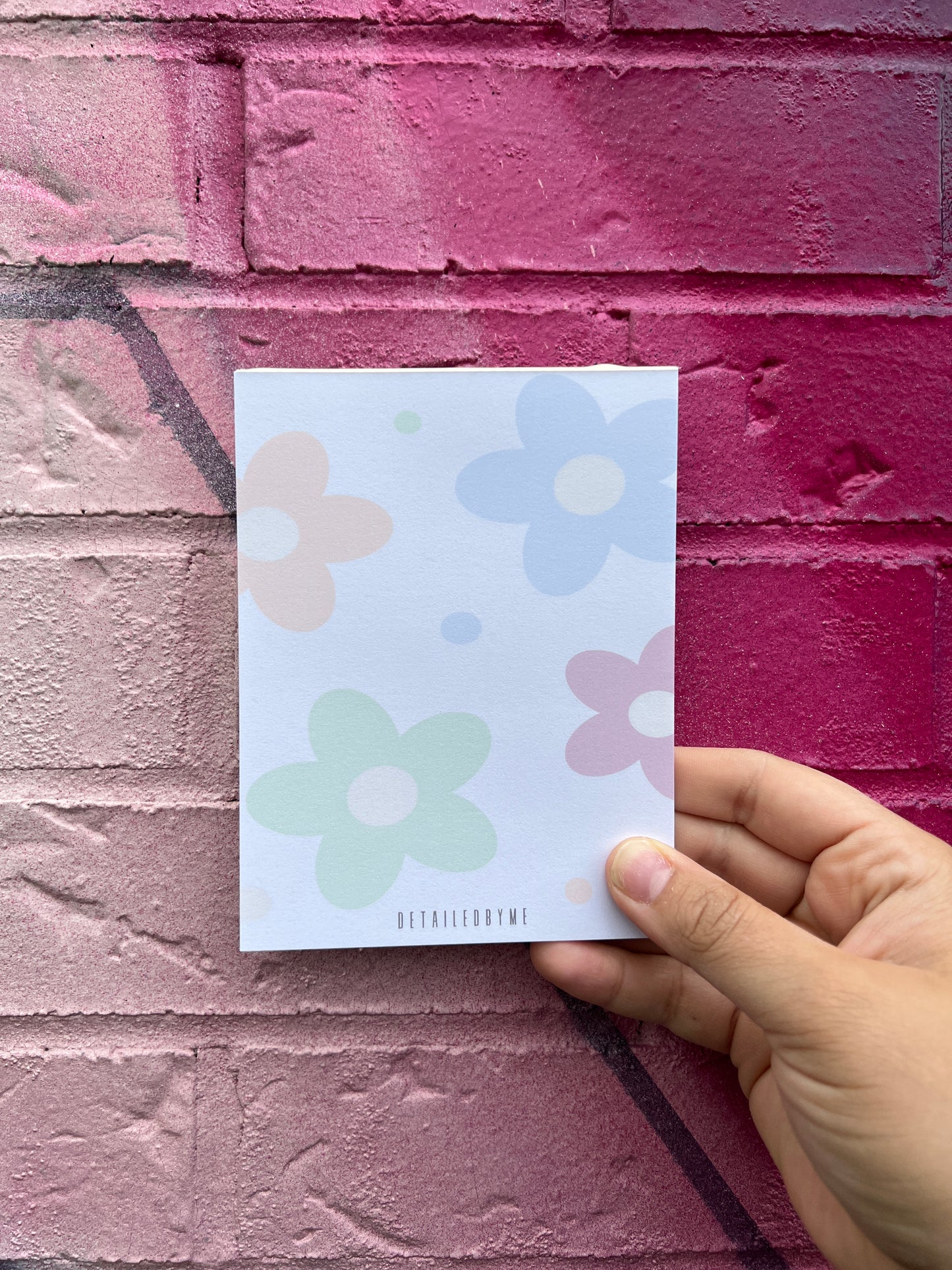 RETRO FLOWER NOTEPAD*